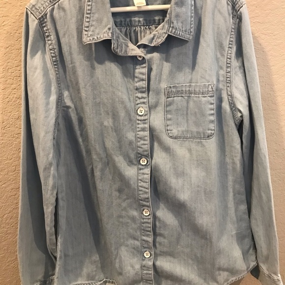 Girls denim button down. - Picture 3 of 3